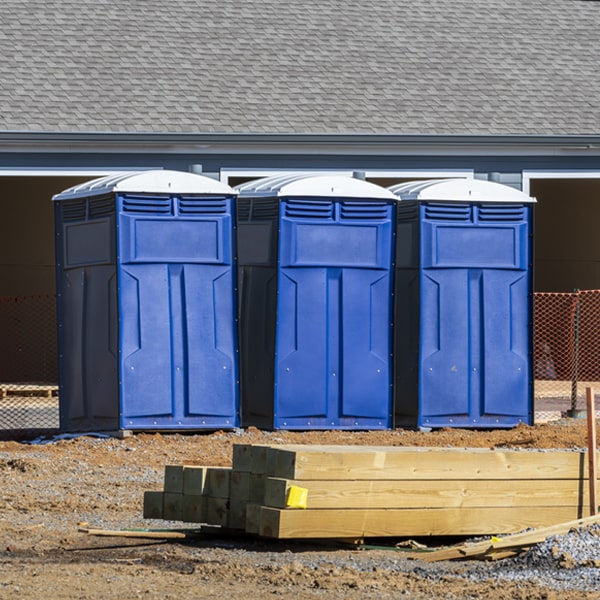 how do you dispose of waste after the portable toilets have been emptied in Ashburn